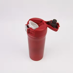 480ml One Touch Lock Coffee Mug Stainless Steel Drinking Water <b>Thermos</b> <b>Bottle</b> Vacuum Flask with Button Lid - Product Image 2