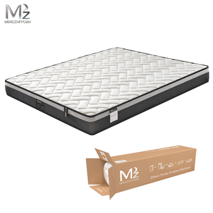 Roll-Packed Hybrid King Size <b>Mattress</b> With Pocket Spring and Breathable Cooling Cotton Fabric for Hotels Tanhuang10-MX-419 Apart - Product Image 3