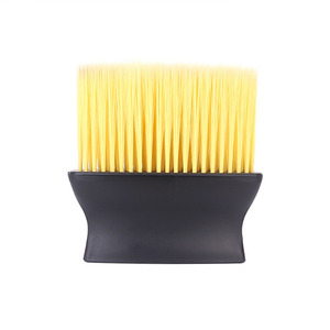 Car Interior <b>Dust</b> Removal <b>Brush</b> Soft Bristles Yellow Fur Black Handle Air Vent Cleaning Tool - Product Image 2