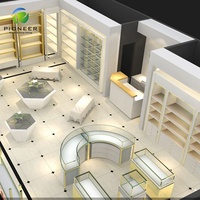 Pioneer Modern Luxury Jewelry Shop Innendekoration Design Glass chmuck Vitrine und Showroom Möbel