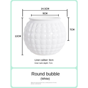 Chậu hoa để bàn ba chiều bằng nhựa dày, trong suốt, tự hút nước, hiện đại Meixuan, 3-6L, bán buôn từ nhà máy - Product Image 6