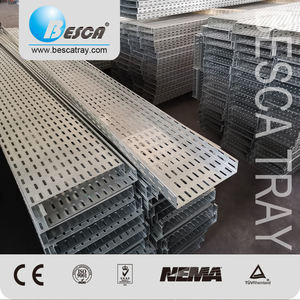 Besca l צורת סטנדרטי אורך שולחן ניהול כבל מגש - Product Image 5