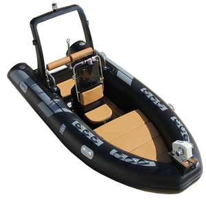 RIB Semirígido de fibra de vidrio casco de pesca RIB barco <span class=keywords><strong>con</strong></span> tubo de Hypalon botas inflables Barco de RIB-480D a la venta <span class=keywords><strong>con</strong></span> <span class=keywords><strong>motor</strong></span> - Product Image 2