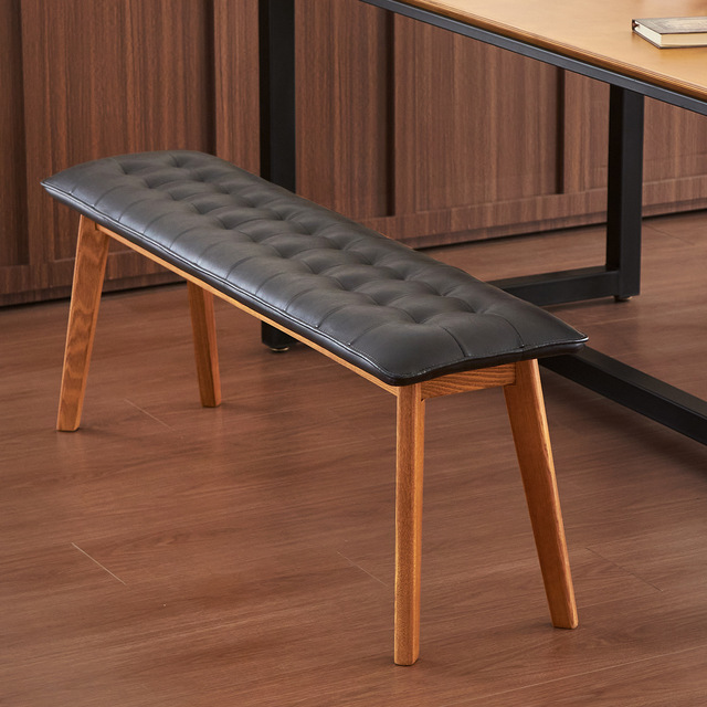 Modern Designer Solid Wood Bench Medieval Home Dining Room Dining Chair Bedroom Bed End Bench Entryway Shoe-Changing Long Bench