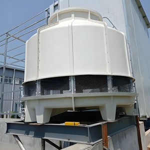 หอระบายความร้อนด้วยน้ำขนาดเล็กทรงกลมขนาดเล็กสำหรับแช่เย็นหอทำความเย็นอุตสาหกรรมที่เหนี่ยวนำให้ตัวเคาน์เตอร์ระบายความร้อน FRP - Product Image 3