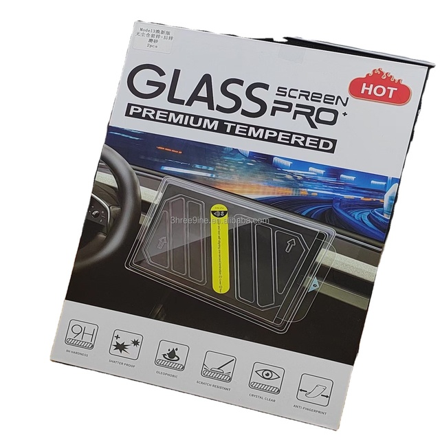 9H Hardness 2.5D Anti-Fingerprint Matte Tempered Glass Protector Easy Installation for 2026 tesla model y accessories