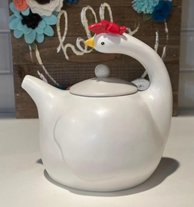 Théière en céramique en forme de poulet, mignonne et décorative, idéale pour la vente en gros et comme cadeau - Product Image 6