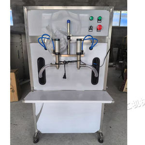 Máquina de llenado de émbolo de cuatro cabezales de doble cabezal Máquina de llenado automático de botellas de líquido viscoso/pasta - Product Image 4