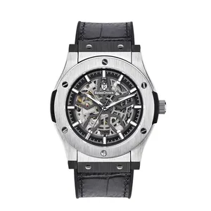 SHX HB-1002 Men's watch luxury simple stainless steel multifunctional calendar luminous waterproof
