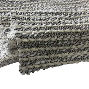 Agulha Grossa Camisola Fabricante Shaoxing Têxtil 65% Poliéster 35% Algodão Tecido De Malha, Tecido de Malha de Algodão Camisola