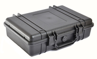 Boîte à outils en plastique rigide étanche IP67 et antichoc 400x285x120mm - Insert en mousse personnalisé, étui de transport pour équipement, OEM/ODM