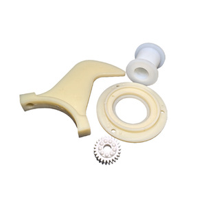 Pièces en nylon usinées sur mesure, bagues pour applications mécaniques, matériau PA6 - Product Image 1