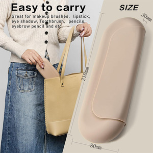 Silicone <b>Bag</b> Multifunctional Silicone <b>Bag</b> Makeup Brush Storage <b>Bag</b> - Product Image 6