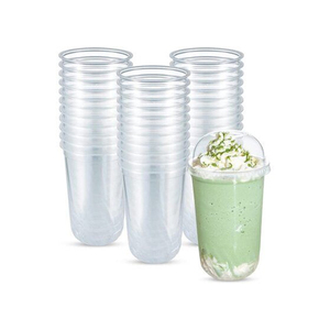 14oz 16oz 18OZ 24oz cấp thực phẩm dùng một lần rõ ràng Pet ly nhựa U hình dạng cà phê BOBA Pet ly lạnh uống cốc mềm - Product Image 4