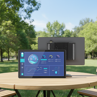 PC industriel tout-en-un avec écran tactile capacitif projectif 10 points de 10 pouces, Intel i7, étanche IP65