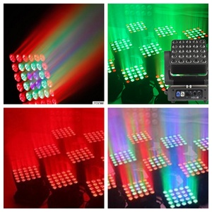 Hot 25x12W RGBW 4in1 <span class=keywords><strong>LED</strong></span> ma trận di chuyển đầu rửa chùm DMX ánh sáng sân khấu đầy đủ màu sắc Disco DJ chùm di chuyển đèn - Product Image 4