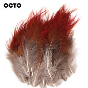 Plumes de <span class=keywords><strong>faisan</strong></span> rouge naturelles de 4 à 8 cm, 100 pièces, pour loisirs créatifs et bijoux fantaisie - Product Image 4