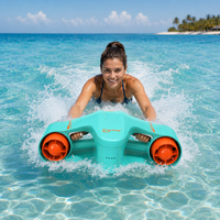 Scooter sous-marin 9 kg de poussée, étanche IPX8, profondeur 30-40 m, avec support caméra, double propulsion, scooter de plongée