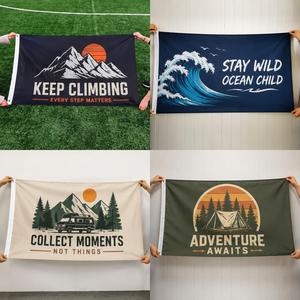 Your Own Text/Photo Design for Indoor Outdoor Promotional Business Advertising Event Gifts 3X5 Ft Custom Logo <b>Flag</b> - Product Image 4