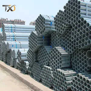 China Gerüst Rundes heißgefüttertes Gi Galvanisches Stahlrohr für den Bau ASTM verzinktes Stahlrohr Preis