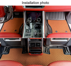 Alfombrilla antideslizante de doble capa para coche, revestimiento de TPE 3D, uso para <span class=keywords><strong>Audi</strong></span> Q7 (7 asientos) 2016-2022 - Product Image 6