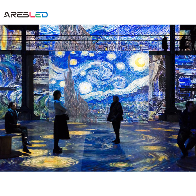 ARESLED Full Color 3D Immersive 8K Led Display Modular Panel Film Cinema Stage Wall Background Shooting Studio Screen