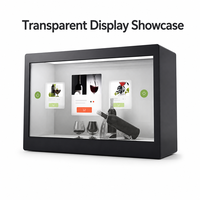 Écran LCD transparent HAUMR, vitrine 3D, écran tactile interactif de 32/43/55/65 pouces pour bibliothèques intelligentes et expositions muséales