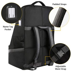 Mochila de Viaje Acolchada para Asiento de Coche, Mochila Grande y Resistente para Asientos de Coche, Bolsa de Transporte para Asientos de Coche, Bolsa de Transporte para el Aeropuerto - Product Image 3