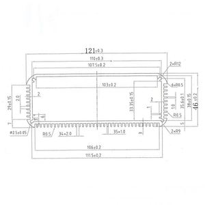 EBM Customized CNC Machined Aluminum Alloy Electronic <b>Enclosure</b> Powder Coated IP54 Rating Junction Box Electrical Use - Product Image 3