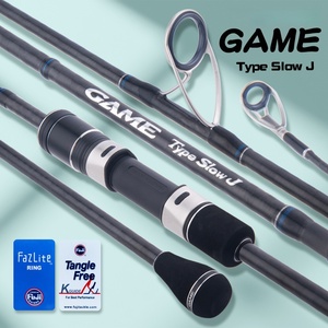 <span class=keywords><strong>Canne</strong></span> <span class=keywords><strong>à</strong></span> <span class=keywords><strong>pêche</strong></span> en carbone de haute qualité 1,98 m, type GAME, pour jigging lent, avec guides Fuji japonais, 6'6'', pour <span class=keywords><strong>la</strong></span> <span class=keywords><strong>pêche</strong></span> en mer en eau salée - Product Image 6