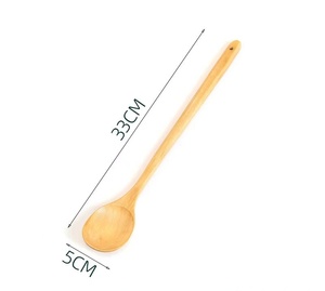 Mini cuchara <span class=keywords><strong>de</strong></span> madera <span class=keywords><strong>de</strong></span> mango largo <span class=keywords><strong>de</strong></span> viaje moderna al por mayor, cucharillas <span class=keywords><strong>de</strong></span> café y miel, vajilla para revolver - Product Image 6