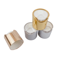 Argenté adapté aux besoins du client de chapeau de dessus de disque en aluminium bouchon de bouteille bouchon à vis