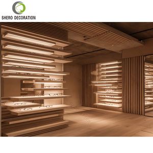 Vitrine littéraire d'affichage de lunettes de luxe de vitrine de lunettes pour la rénovation optique de magasin - Product Image 2