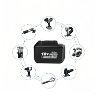 Batterie rechargeable 18650 21700 800 cycles 18V 6.0Ah 8.0Ah 10.0Ah Interface compatible LED Batterie lithium-ion pour outil électrique