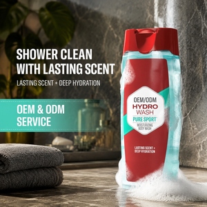 Gel de Ducha Hidratante OEM/ODM para Hombre 2 en 1, Aroma Deportivo Puro de Larga Duración, Hidratación Poderosa 24/7, Frescura 16 oz, Paquete de 4 - Product Image 4