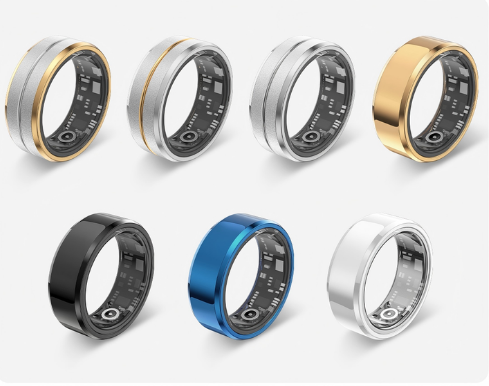 Smart Ring Heart Rate and Health Monitoring, Waterproof Bluetooth Wearable for Men and Women (Supports Short-Video Scrolling)