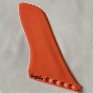 Aileron de surf simple en PVC 8.0 orange pour Surf Sup Ocean Waters - Product Image 2