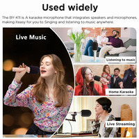 Microphone Karaoké Sans Fil K11 avec Réduction de Bruit, Prise en Charge Carte TF, Machine à Chanter Portable pour Enfants, Effet Réverbération, Idéal pour le Live
