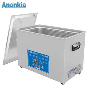 Limpiador ultrasónico industrial con sonicador para baño de agua ultrasónico de laboratorio ajustable de potencia de 30L