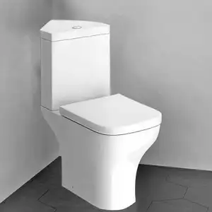 Sanitary ware Compact washroom Tualet vaso sanitario short projection toilet 500mm floor mounted wc pan corner toilet for corner