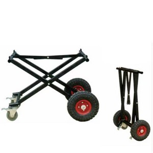 Manufacturer supplies high-load-bearing steel coffin <b>trolleys</b> for funeral use. - Product Image 1