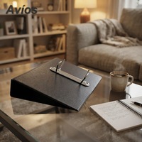 Calendario de Escritorio Plegable de PVC, Planificador de Oficina Moderno, Bloc de Notas, Logotipo Personalizado, Color Sólido, Portátil, Soporte para Calendarios de Escritorio