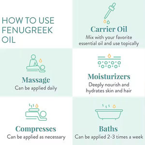 フェヌグリーク種子油100% 純粋有機フェヌグリーク油フェヌグリークエッセンシャルオイル - Product Image 4