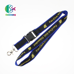 Custom Logo Polyester Neck Lanyard Factory Sublimation for Insurance Keychain ID Badges Promotional Lanyards