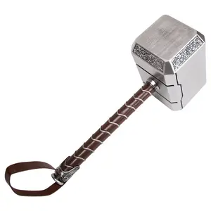 Movie Prop Replica Replica High Quality 1:1 Real Size Thor Hammer Marvel Cosplay Prop Thor Hammer