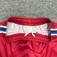 Celana Pendek Sepak Bola Sublimasi Custom, Celana Olahraga Training dengan Garis Samping, Pinggang Elastis, untuk Seragam Tim