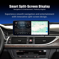 Autoradio Android 12.3 "avec GPS intégré DSP et 4 + 64 Go Android 12 CarPlay pour lecteur multimédia Dvd de voiture BMW et Audi