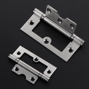 Bisagras de acero inoxidable de 3 y 4 pulgadas con apertura de 180 grados, diseño minimalista de 6 orificios para puertas y ventanas, alta capacidad de carga - Product Image 2