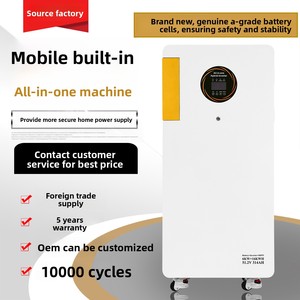 Source Factory Hybrid Photovoltaic Power <b>Generation</b> System Mobile Built-in Lithium Ion Battery <b>Solar</b> Home Energy AL-7.68KW, AL-1 - Product Image 5