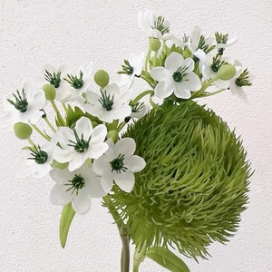 ดอกไม้หัวใจเบธเลเฮมกำมะหยี่เทียม Haiyi สีขาว ชมพู ม่วง ทำจาก PVC สำหรับตกแต่งงานแต่งงานและบ้าน - Product Image 3